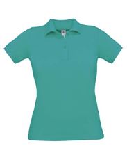 Picture of Poloshirt Dames Safran  Real Turquoise