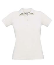 Picture of Poloshirt Dames Safran  White