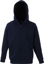 Picture of Kids hooded sweat jacket fruit of the loom Deep Navy
