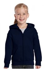 Picture of Heavy Blend™ Youth Full Zip Hooded Sweatshirt Navy