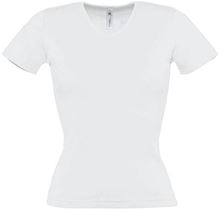 Picture of Watch Woman T-shirt korte mouw V-Neck White