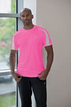 Picture of Just Cool Contrast Cool T Electric Pink / Arctic White