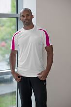 Picture of Just Cool Contrast Cool T Arctic White / Hot Pink