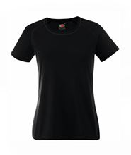 Picture of  Lady-Fit	Performance	T Fruit of the Loom Black