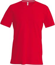Picture of Heren T-Shirt V Hals Rood