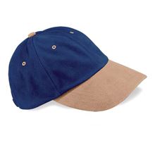 Picture of Low Profile Heavy Brushed Cotton Cap French Navy Taupe