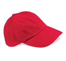 Picture of Low Profile Heavy Brushed Cotton Cap Classic Red