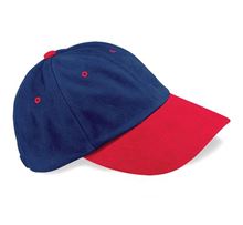 Picture of Low Profile Heavy Brushed Cotton Cap French Navy Classic Red