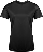 Picture of Dames Sport T-shirt Proact Black