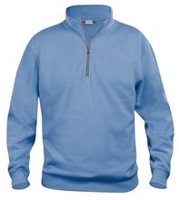 Picture of Clique Basic Sweater Half Zip Lichtblauw