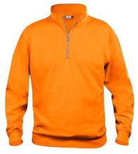Picture of Clique Basic Sweater Half Zip Signaal Oranje