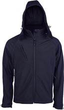 Picture of Hooded Softshell Kariban Mannen Navy