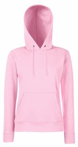 Afbeelding van Fruit of the Loom Classic Lady-fit Hooded Sweat Light Pink