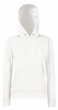 Picture of Fruit of the Loom Classic Lady-fit Hooded Sweat White