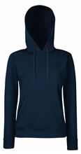 Picture of Fruit of the Loom Classic Lady-fit Hooded Sweat Deep Navy