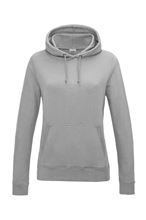 Picture of Girlie College Hoodie Heather Grey