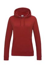 Picture of Girlie College Hoodie Fire Red