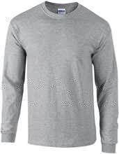 Picture of Ultra Cotton Adult Long Sleeve T-shirt Gildan Sport Grey