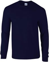 Picture of Ultra Cotton Adult Long Sleeve T-shirt Gildan Navy