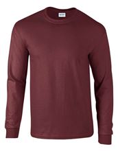 Picture of Ultra Cotton Adult Long Sleeve T-shirt Gildan Maroon