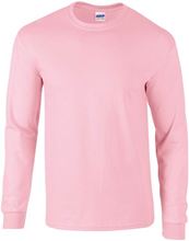 Picture of Ultra Cotton Adult Long Sleeve T-shirt Gildan Light Pink