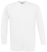 Picture of B&C Exact 150 long sleeve T-shirt White