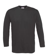 Picture of B&C Exact 150 long sleeve T-shirt Used Black