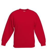 Picture of Classic kids set-in sweatshirt Fruit of the Loom Red