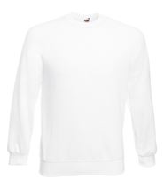 Picture of Classic Raglan Sweater Fruit of the Loom White