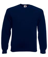 Picture of Classic Raglan Sweater Fruit of the Loom Deep Navy