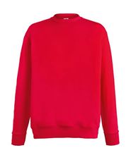 Picture of Lightweight set-in sweatshirt Fruit of the Loom Red