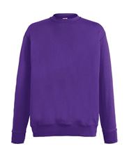 Picture of Lightweight set-in sweatshirt Fruit of the Loom Purple