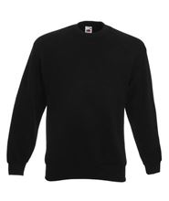 Picture of Premium set-in sweatshirt Fruit of the Loom Black