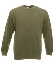 Picture of Premium set-in sweatshirt Fruit of the Loom Classic Olive