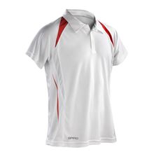Picture of Heren team polo Spirit White / Red
