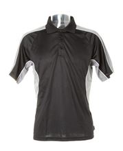 Picture of Gamegear Cooltex active polo shirt Black / Grey