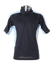 Picture of Gamegear Cooltex active polo shirt Navy / Light Blue