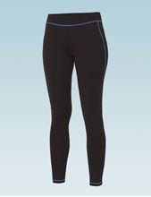 Picture of Girlie Cool Athletic Pant Jet Black - Sapphire Blue