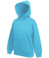 Picture of Kids hooded sweat Fruit of the Loom Azure Blue