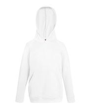 Picture of Kids lightweight hooded Sweat Fruit of the Loom White