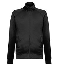 Picture of Lightweight Sweat Jacket Fruit of the Loom Black