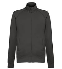 Picture of Lightweight Sweat Jacket Fruit of the Loom Light Graphite