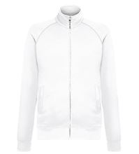 Picture of Lightweight Sweat Jacket Fruit of the Loom White