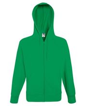Picture of Fruit of the Loom Lightweight Hooded Sweat Jacket Kelly Green