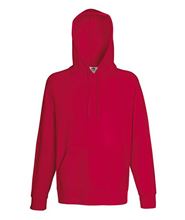 Picture of Fruit of the Loom Lightweight Hooded Sweatshirt Red