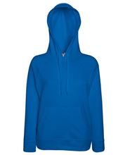 Picture of Fruit of the Loom Lady-Fit Lightweight Hooded Sweatshirt Royal Blue