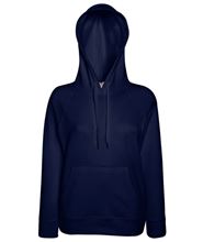 Picture of Fruit of the Loom Lady-Fit Lightweight Hooded Sweatshirt Deep Navy