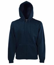 Picture of Fruit of the Loom Classic Hooded Sweat Jacket Deep Navy