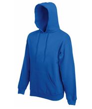 Picture of Fruit of the Loom Premium Hooded Sweat Royal Blue