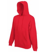 Picture of Fruit of the Loom Premium Hooded Sweat Red